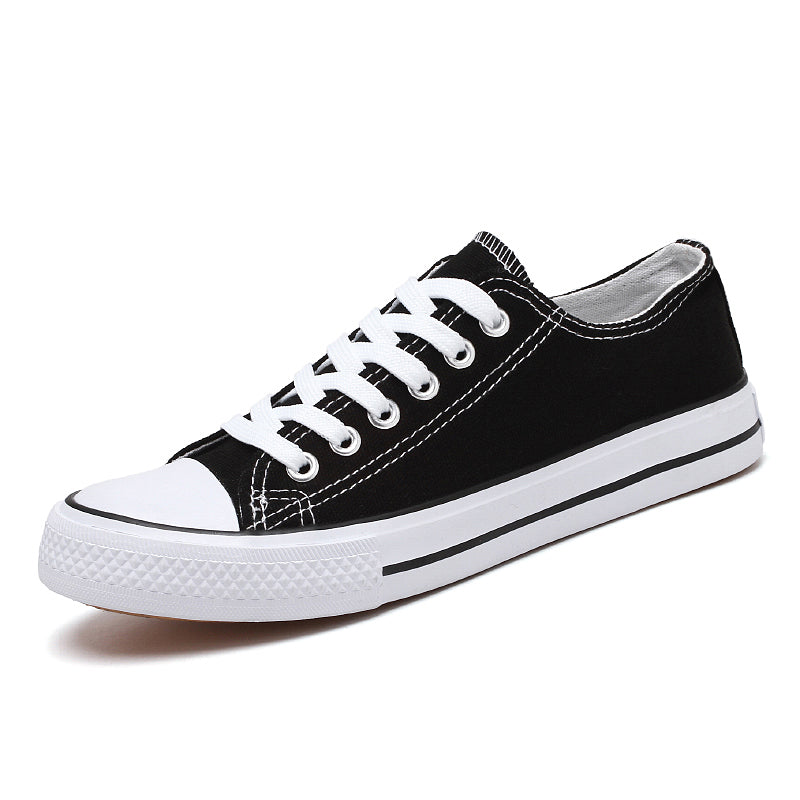 Classic Black Canvas Sneaker