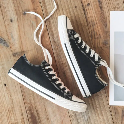 Black Canvas Sneaker