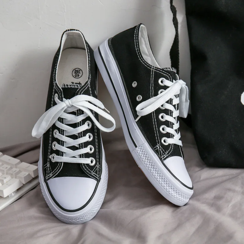 Black Canvas Sneaker