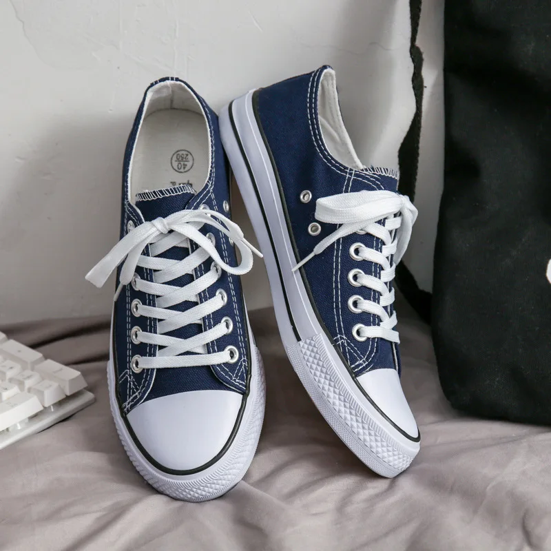 Blue Canvas Sneaker
