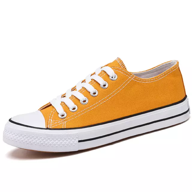 Orange Canvas Sneaker