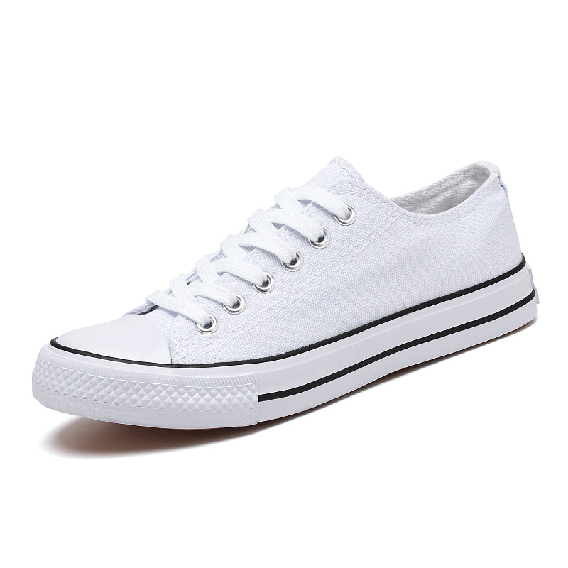 White Canvas Sneaker