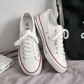 White Canvas Sneaker